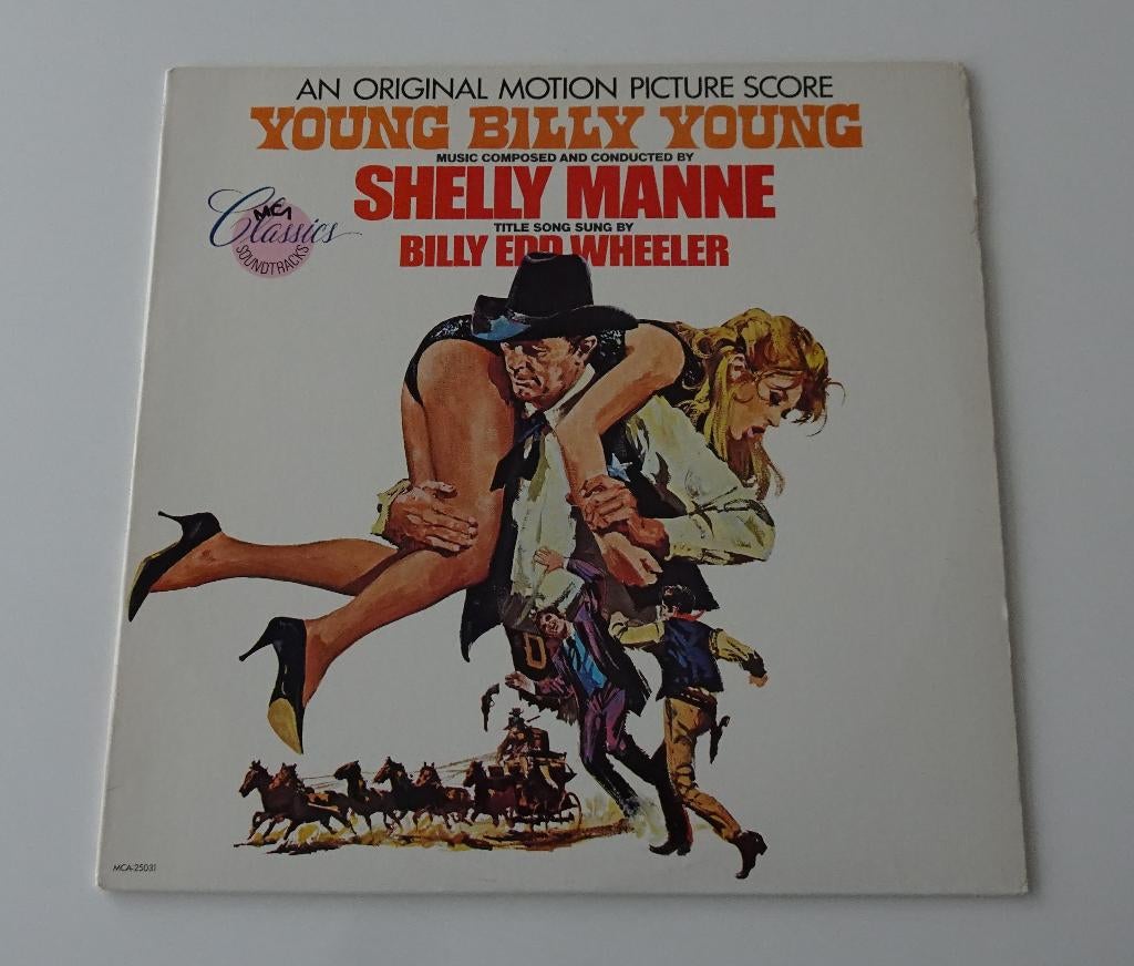 Shelly Manne - Young Billy Young - Original Soundtrack 1969, Ophalen, Zo goed als nieuw, 12 inch