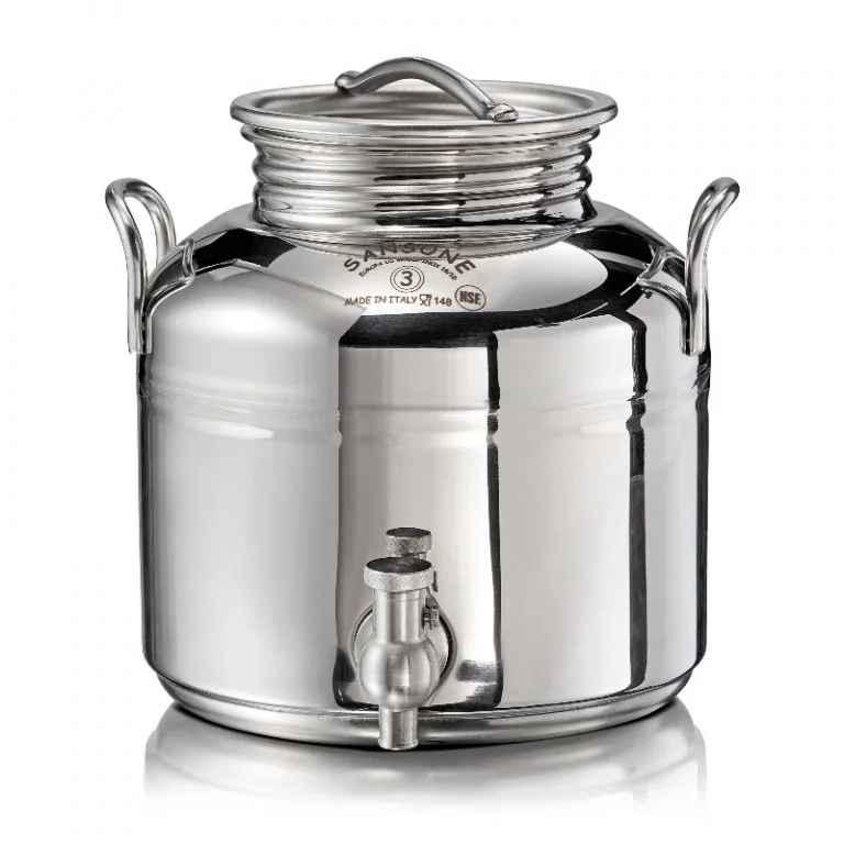 Hoge kwaliteit roestvrij stalen olijfolie vat van 5 - 100 L, Huis en Inrichting, Keuken | Keukenbenodigdheden, Nieuw, Ophalen of Verzenden