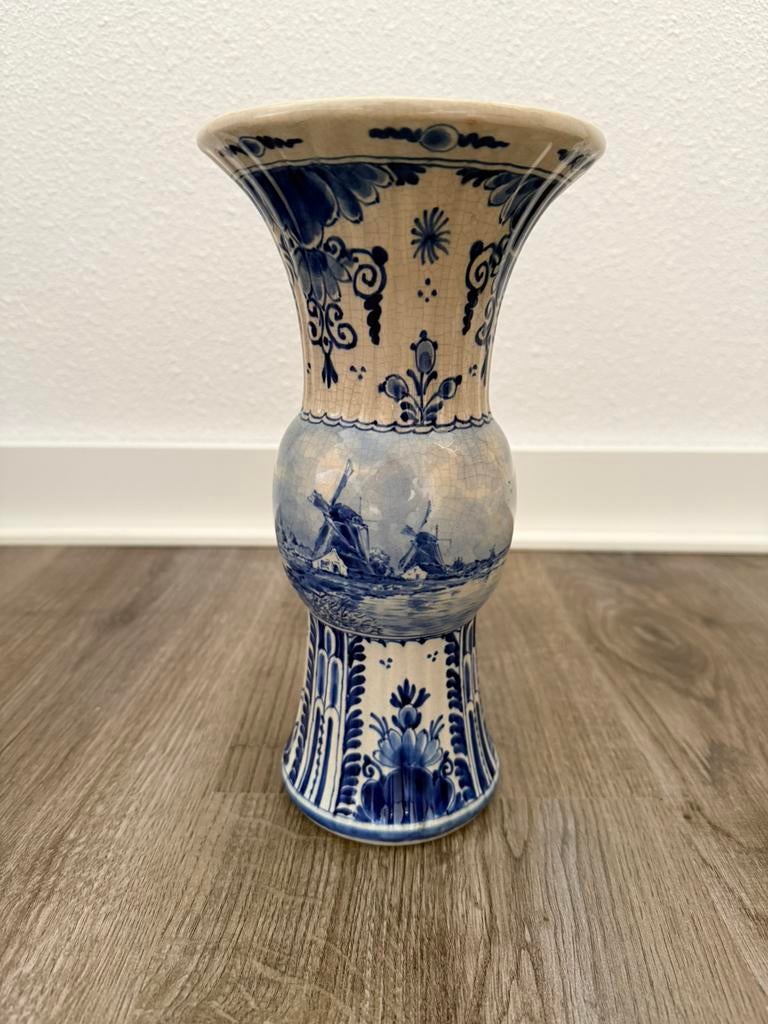 Porceleyne fles vaas zeldzaam, Antiek en Kunst, Antiek | Vazen, Ophalen of Verzenden