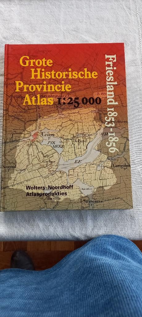 Grote Historische Provincie Atlas Friesland 1853-1956, Overige atlassen, Diverse auteurs, Ophalen of Verzenden, Zo goed als nieuw