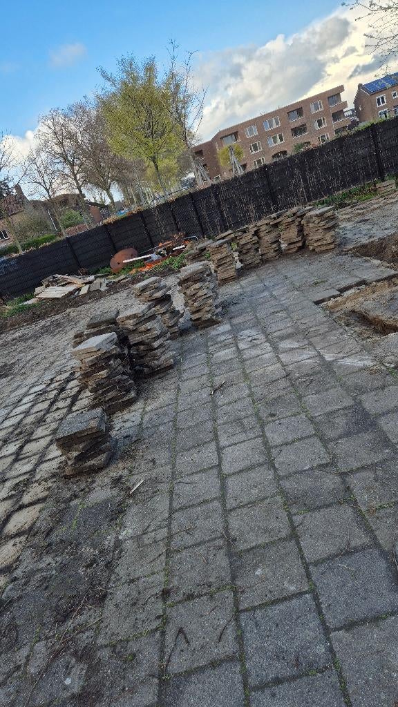 Stoeptegels 30x30 bestrating, Tuin en Terras, Ophalen, Gebruikt, 10 m² of meer, Beton