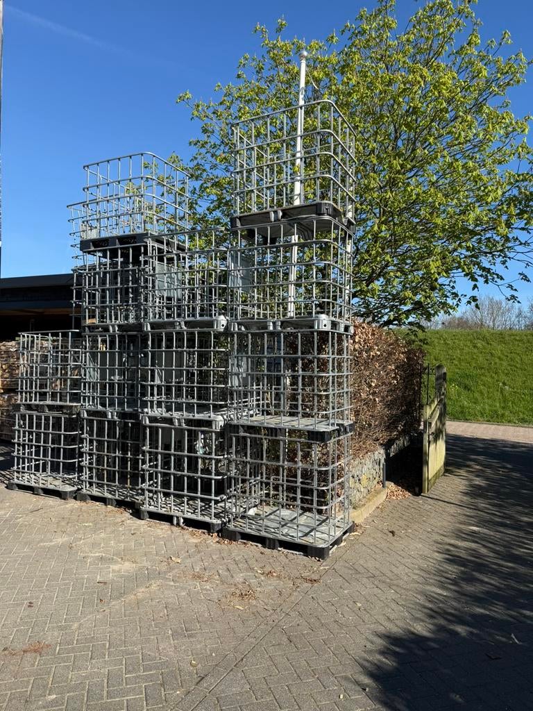 Ibc kratten 25.- per stuk., Tuin en Terras, Haardhout, Minder dan 3 m³, Ophalen of Verzenden