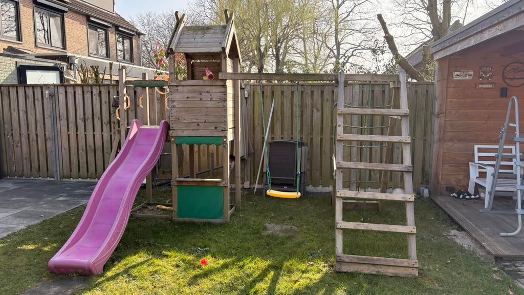 Jungle gym speeltoestel, Kinderen en Baby's, Speelgoed | Buiten | Speeltoestellen, Ophalen, Gebruikt, Schommel