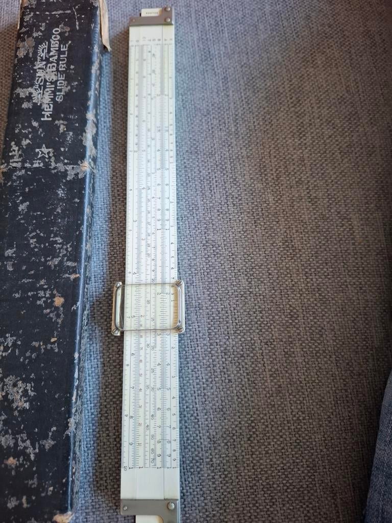 Antieke Keuffel & Esser (K&E) Rekenliniaal - Jaren '00, Ophalen of Verzenden