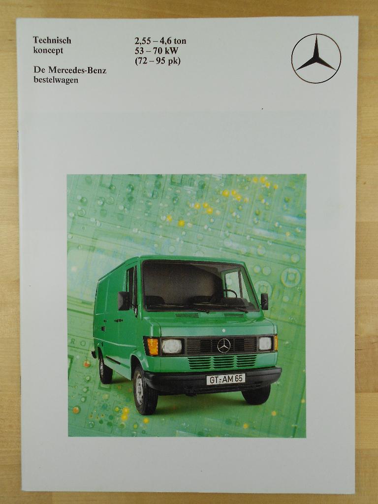 Mercedes Brochure 1987 207 209 210 307 309 310 407 409 410 D, Zo goed als nieuw, Mercedes-Benz, Mercedes, Ophalen of Verzenden