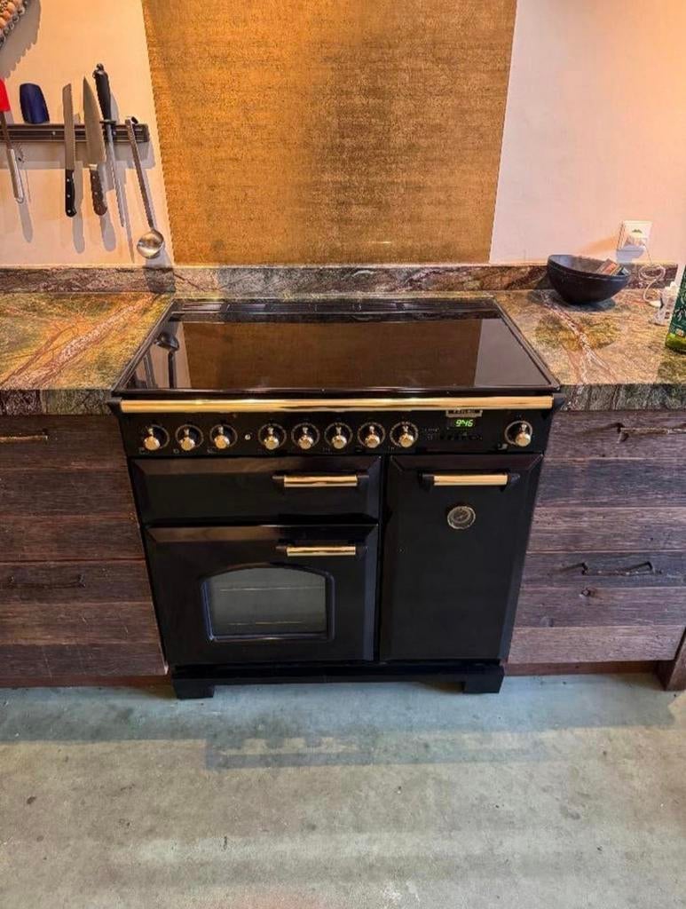 Falcon classic deluxe 90 inductie, 60 cm of meer, Ophalen of Verzenden, Zo goed als nieuw, Inductie