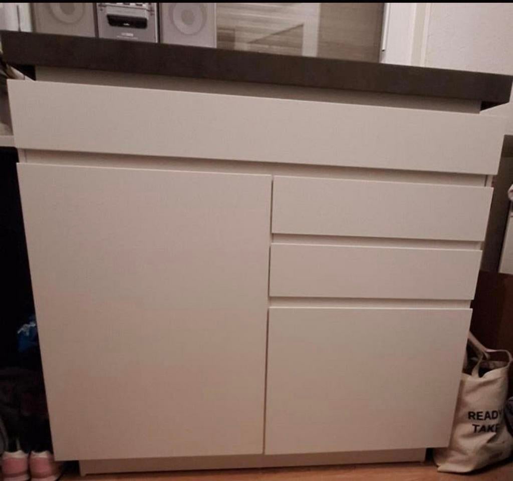 Mooi hoogglans dressoir, Ophalen, Zo goed als nieuw, 25 tot 50 cm