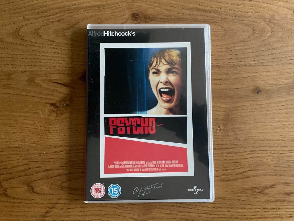 14). PSYCHO, Alfred Hitchcock, Anthony Perkins, Janet Leigh., Vanaf 16 jaar, 1980 tot heden, Ophalen of Verzenden, Zo goed als nieuw