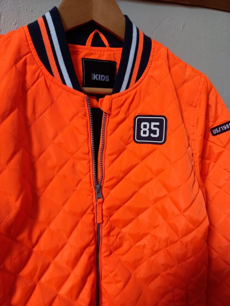 Neon oranje jongens jas Maat 164, Europe Kids, Ophalen of Verzenden, Zo goed als nieuw, Jongen