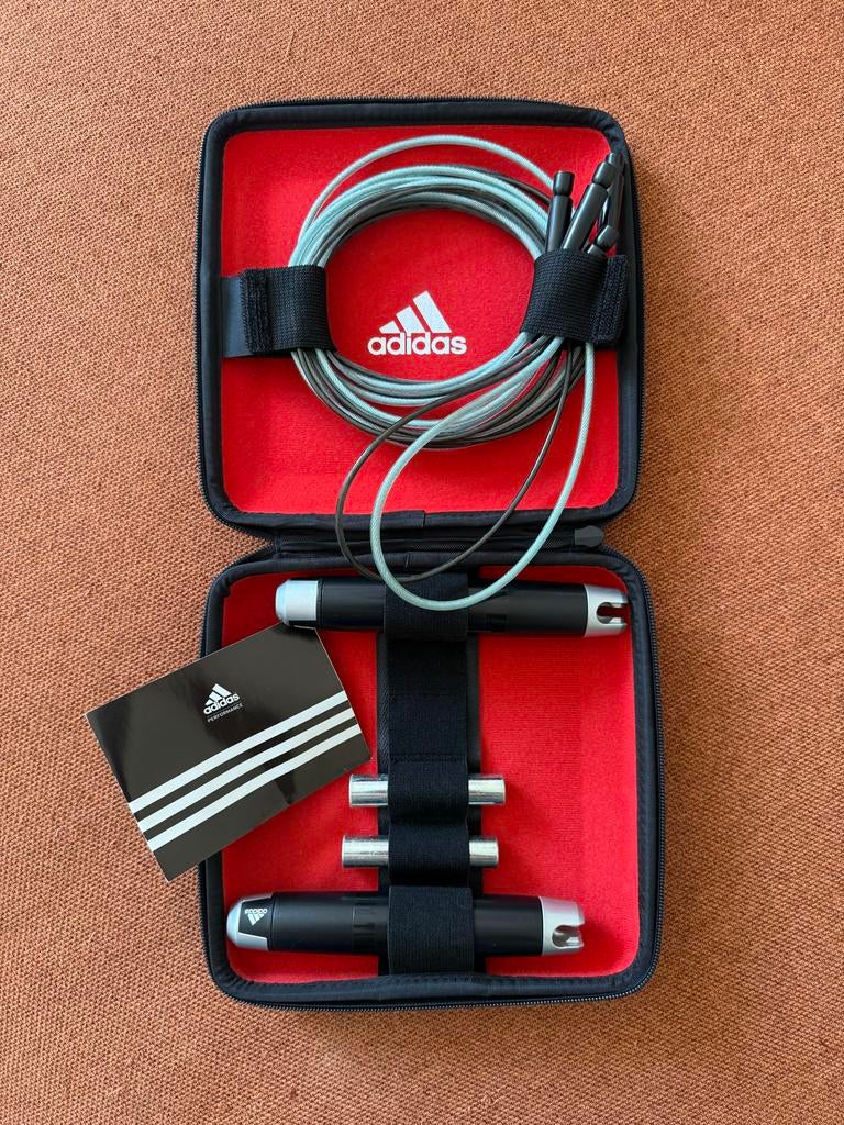 Adidas Springtouw met Gewichten, Ophalen, Sport-springtouw, Zo goed als nieuw