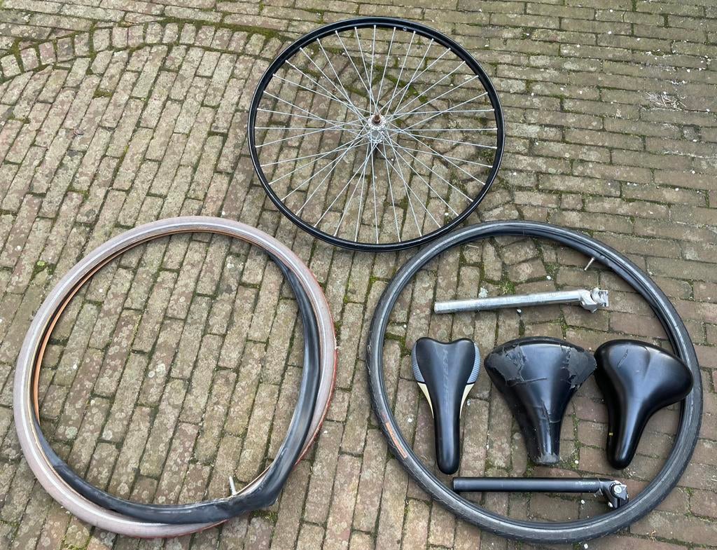 Zadelpen 28,2 27.2 ergoline batavus buitenband binnenband 28, Fietsen en Brommers, Fietsonderdelen, Ophalen of Verzenden, Zo goed als nieuw