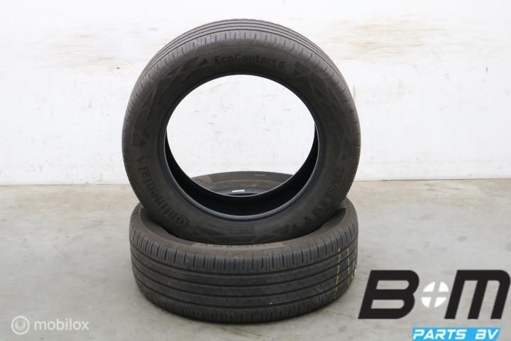 2 x 2355518 100V Conti EcoContact 6 AO 5mm 235 55 18, Gebruikt, Band(en)