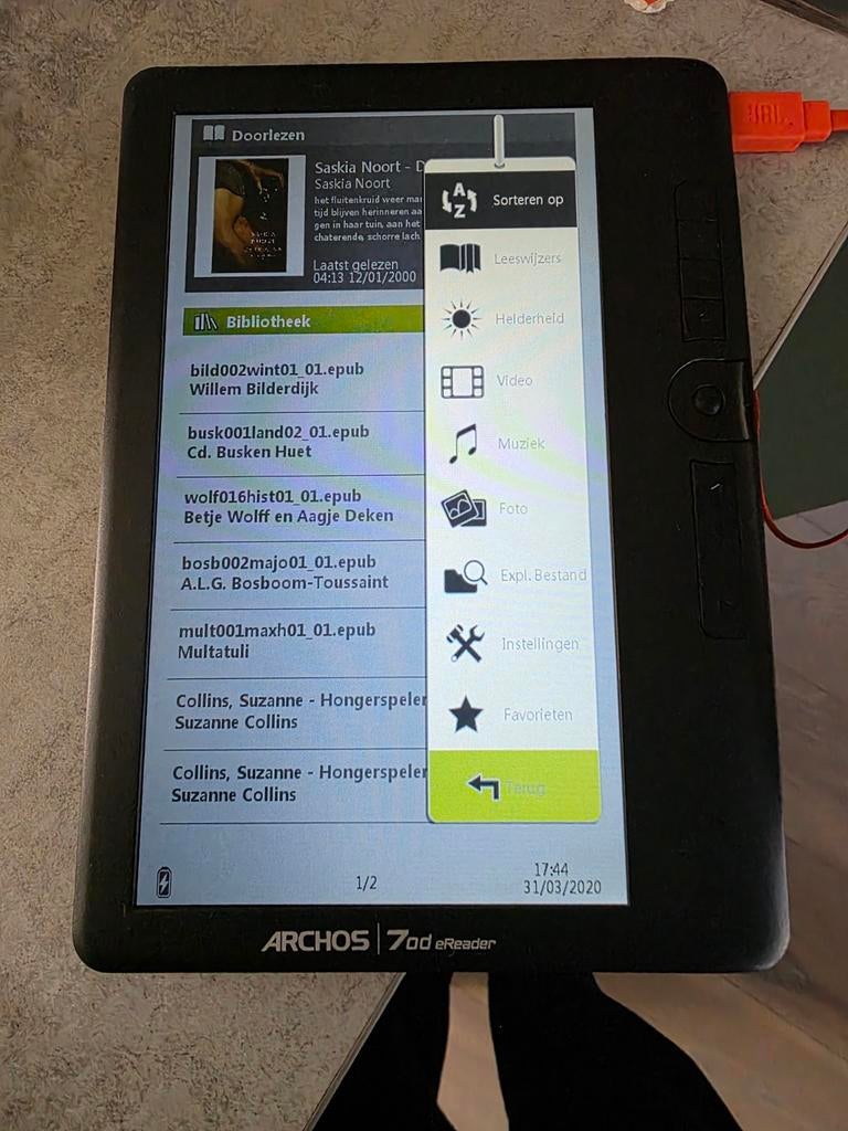 Archos 70d eReader - Gebruikt zonder lader, Gebruikt, Ophalen of Verzenden, 4 GB of minder, 7 inch