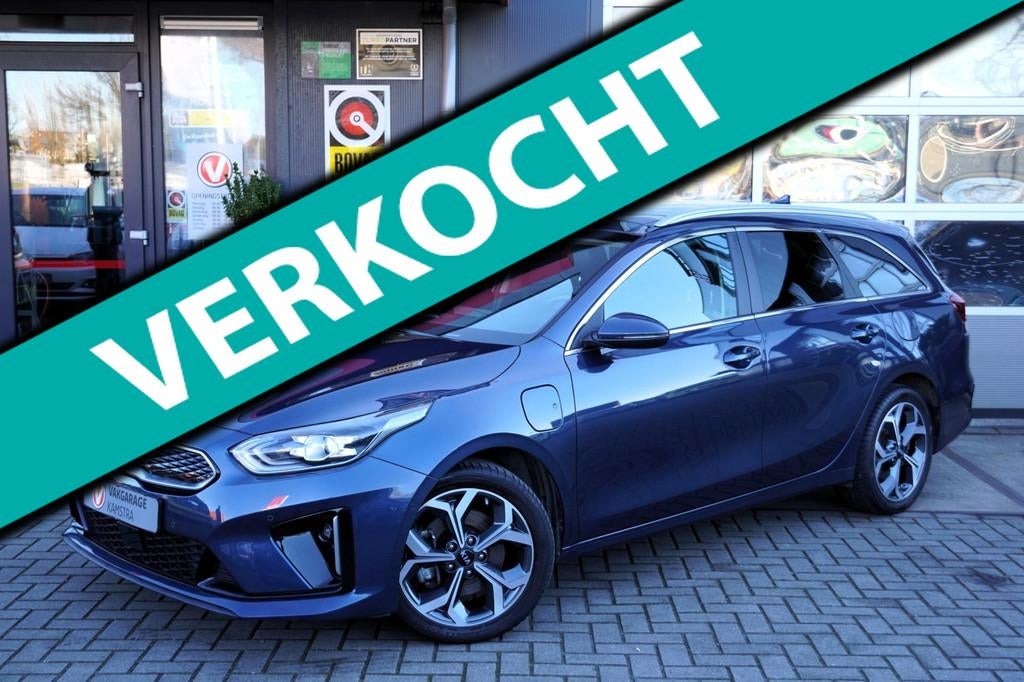 Kia Ceed Sportswagon 1.6 GDI PHEV E.L. Pano/Leder/DAB+/Navi, 8 kWh, Gebruikt, Euro 6, Blauw