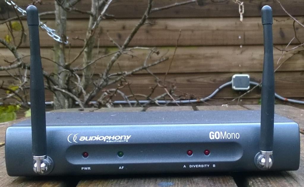 Ontvanger Audiophony GO-Mono 863-865 MHz, Muziek en Instrumenten, Microfoons, Gebruikt, Overige typen, Ophalen of Verzenden, Audiophony