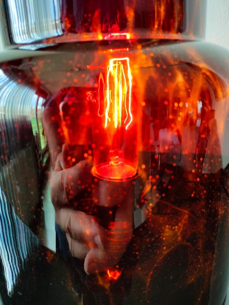 Italië Tafellamp Lamp Amber Panter Design Cheetah, Huis en Inrichting, Lampen | Tafellampen, Ophalen of Verzenden, Zo goed als nieuw