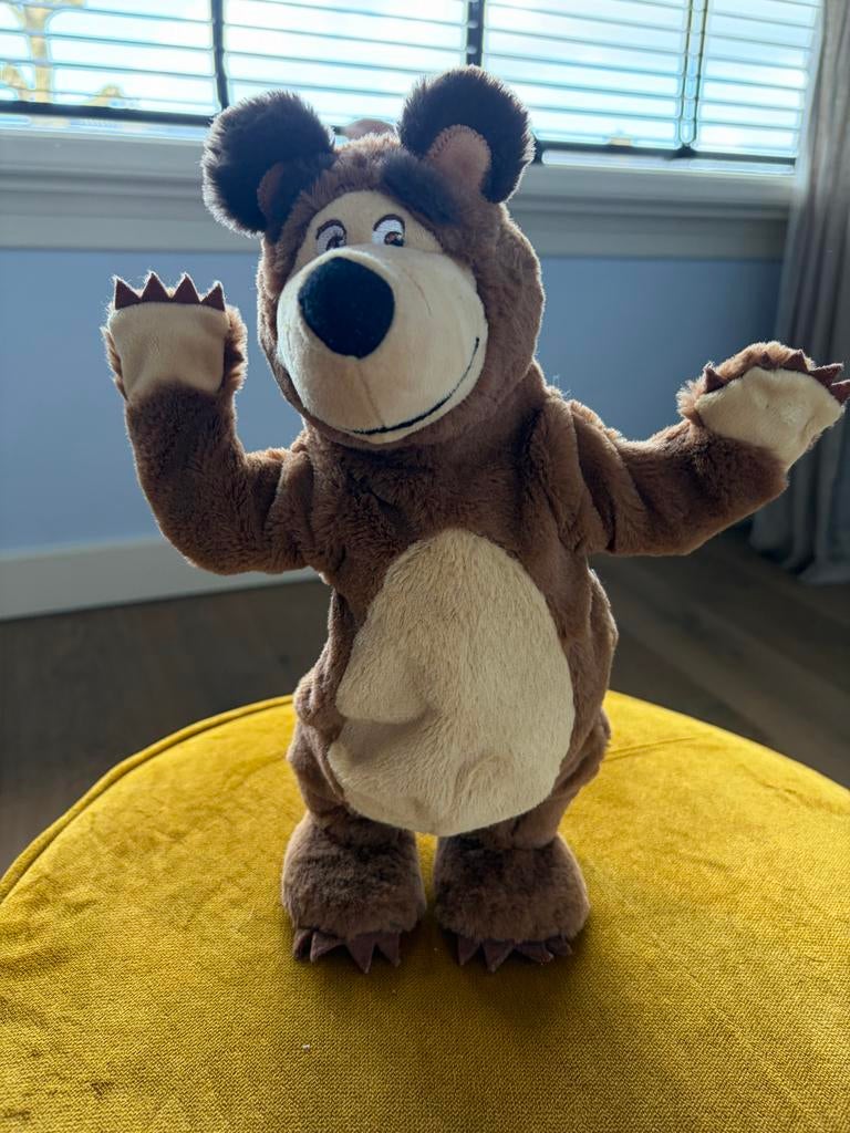 Masha en de Beer dansende beer, Ophalen of Verzenden, Zo goed als nieuw, Beer