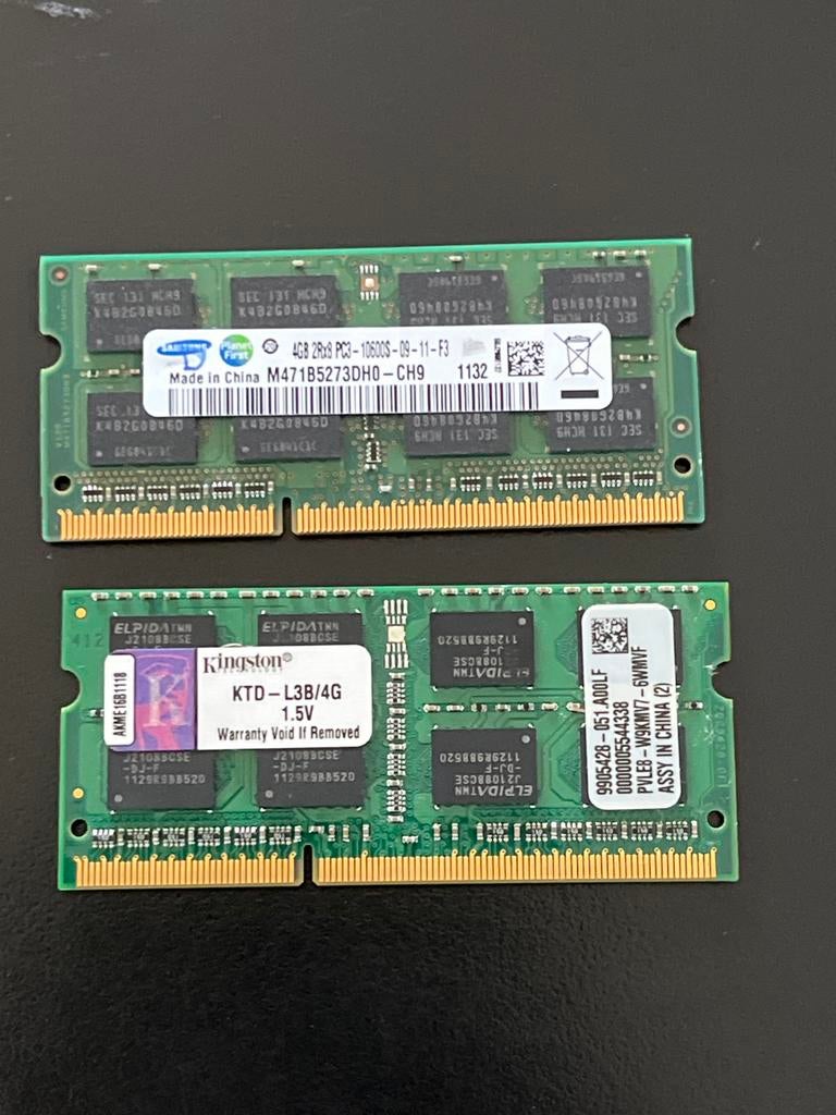 DDR3 RAM geheugen (2 x 4GB) - Upgrade je PC/Laptop, Computers en Software, RAM geheugen, Gebruikt, Server, 8 GB, DDR3