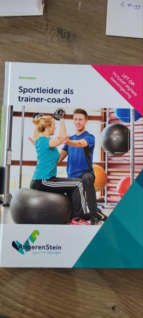 Sportleider als trainer-coach Basisdeel, Boeken, Ophalen of Verzenden