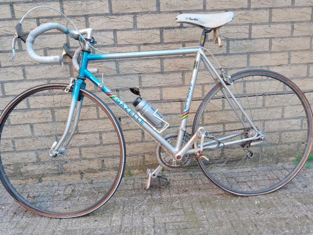 Vintage racefiets Gazelle, Fietsen en Brommers, Fietsen | Racefietsen, Ophalen, Gebruikt, 26 inch, Heren