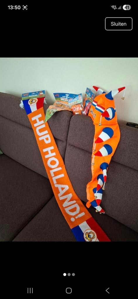 Voetbal decoratie. Oranje, Ophalen of Verzenden, Nieuw