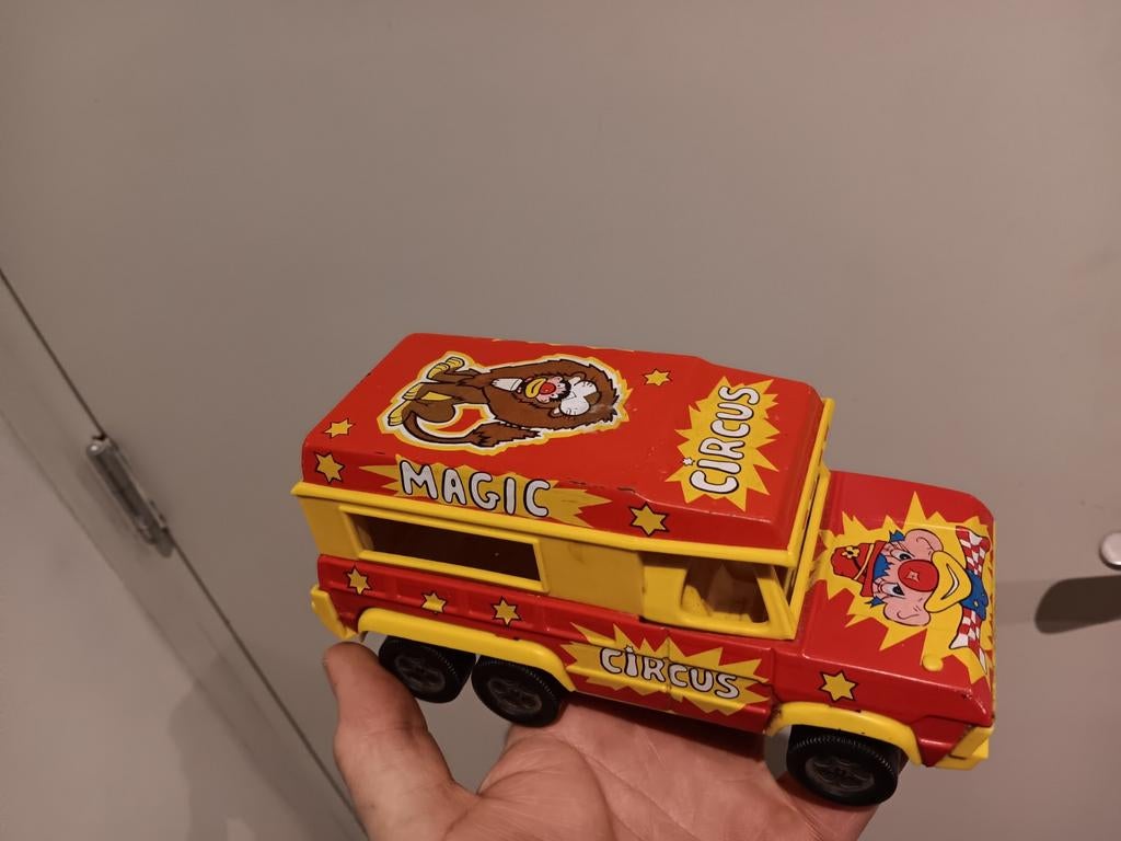 Magic circus truck joustra 4128 jaren 60, Verzamelen, Ophalen of Verzenden
