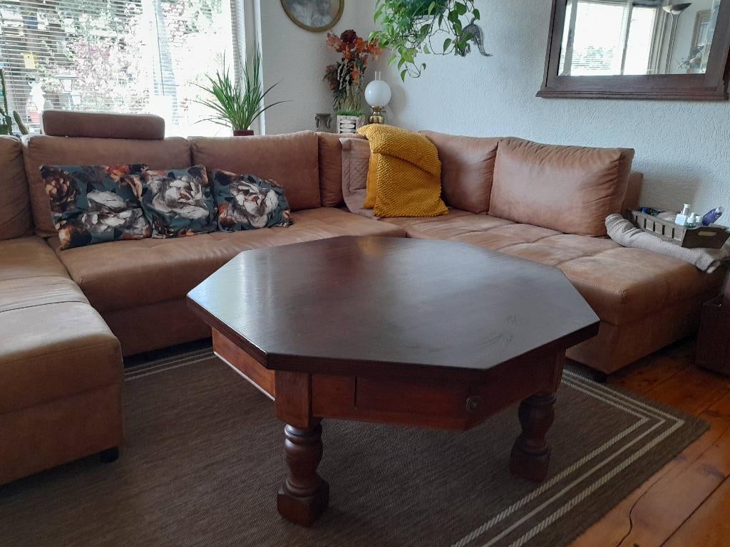 Salon tafel, Ophalen, 50 tot 75 cm, Mooie oude stijl, Zo goed als nieuw