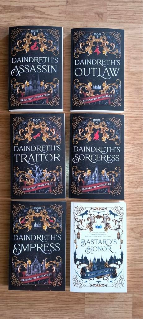 Elisabeth Wheatley - Daindreth's Assasin serie compleet, Ophalen of Verzenden, Zo goed als nieuw, Elisabeth Wheatley