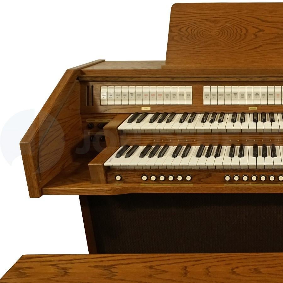 Content D2430 Donker Eiken - Occasion, Muziek en Instrumenten, Orgels, Ophalen of Verzenden, Gebruikt, 2 klavieren, Orgel