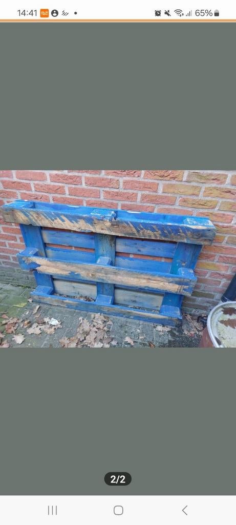 Pallet, Ophalen of Verzenden, Hout