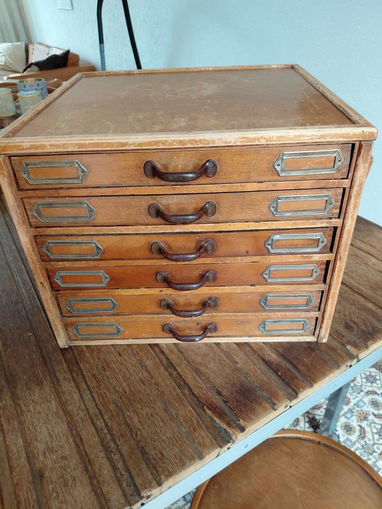 Fourniturenkast 6 lades, Ophalen of Verzenden, 25 tot 50 cm, Minder dan 100 cm