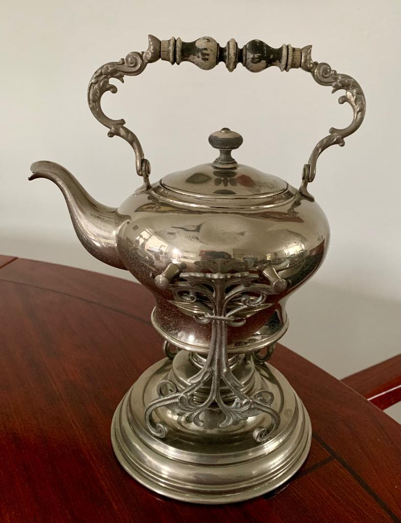 Biedermeier, oude theepot, Ophalen