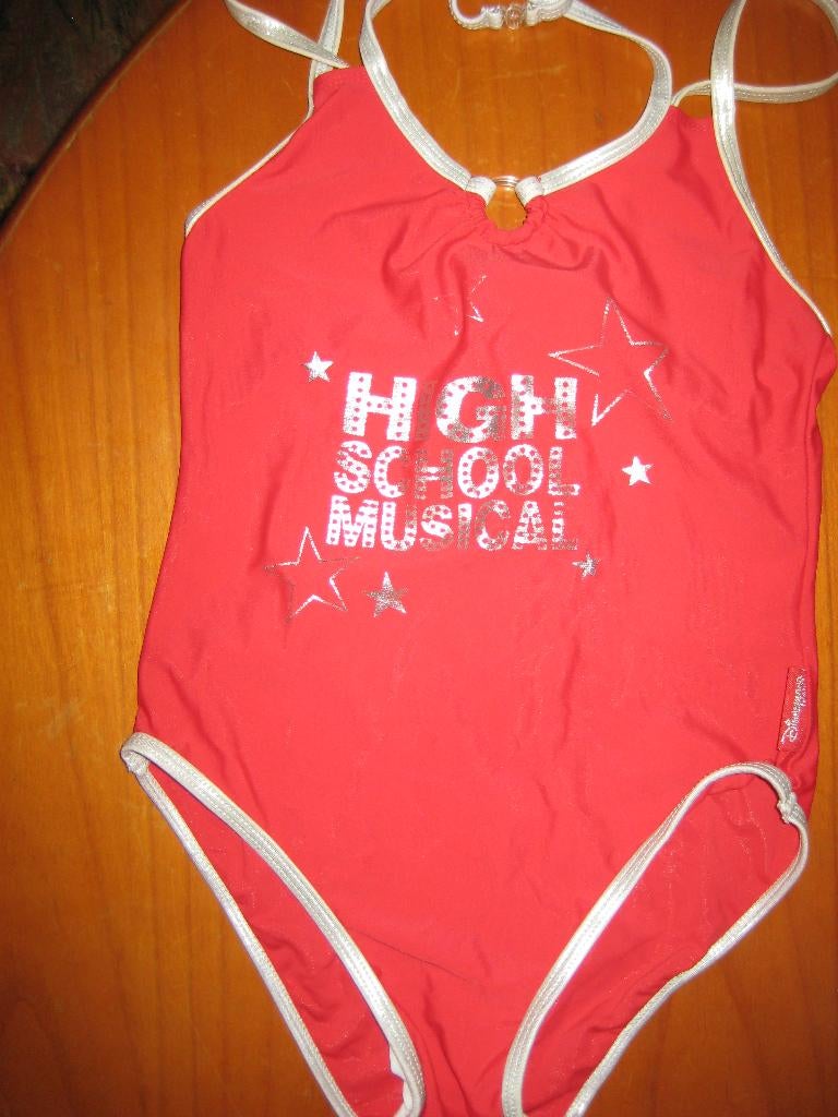 Rode badpak, 10 jaar, 116, DIsneyland, Ophalen of Verzenden, Zo goed als nieuw, Meisje, Sport- of Zwemkleding