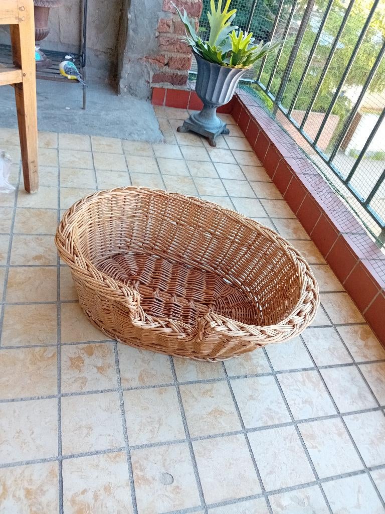 Rieten Poezen Mandje, Dieren en Toebehoren, Ophalen, Zo goed als nieuw, Riet