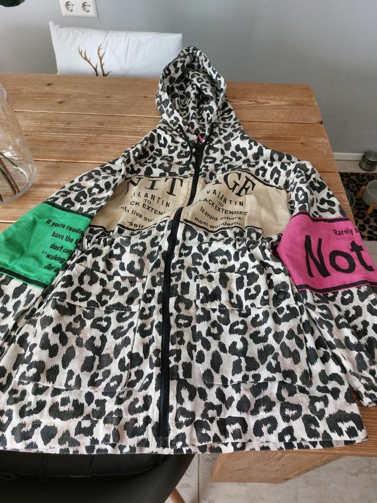 Nieuwe panterprint jas, Made in Italy, Overige kleuren, Nieuw, Ophalen of Verzenden