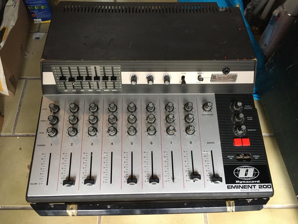 Dynacord  Eminent 200 Mengpaneel/versterker defect opknapper, Ophalen, Gebruikt, 5 tot 10 kanalen