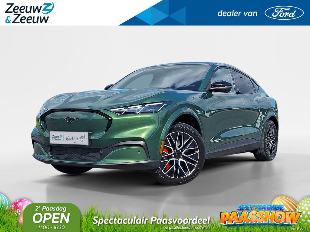 Ford Mustang Mach-E Extended Premium RWD 88 kWh | Technology, Auto's, Ford, 12 maanden, Zwart, 615 km, Nieuw