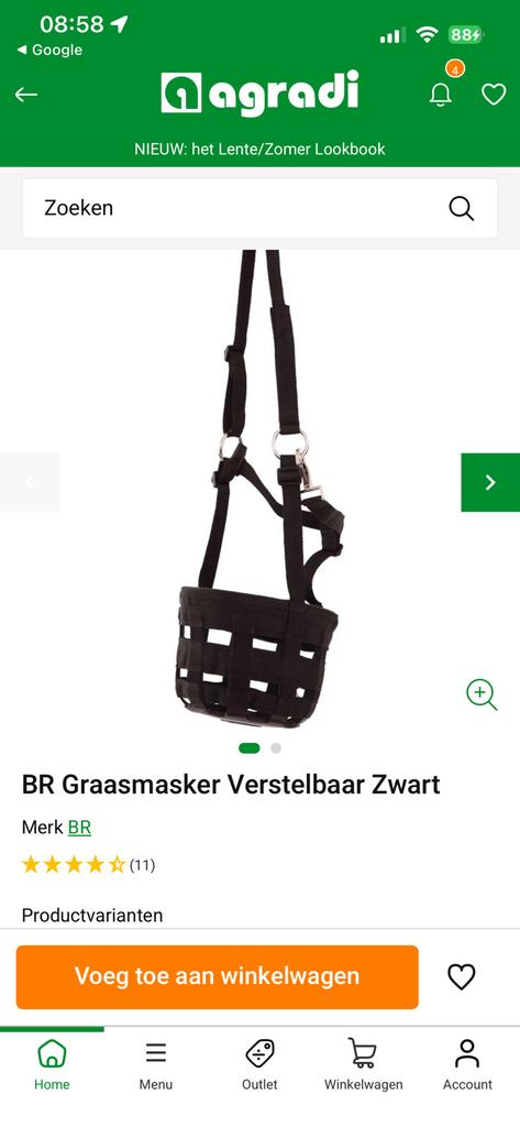 Graasmasker Shetlander, Ophalen of Verzenden, Nieuw, Overige soorten