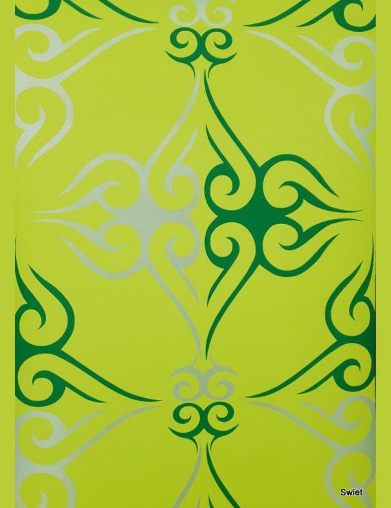 12679 Origineel uniek vintage oud behang wallpaper swiet, Ophalen of Verzenden, 75 m² of meer