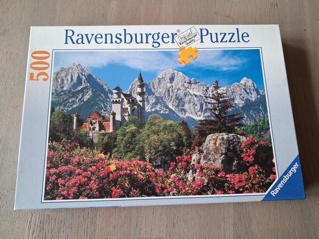 Ravensburger puzzel 500 stukjes kasteel, Ophalen of Verzenden, 500 t/m 1500 stukjes, Zo goed als nieuw, Legpuzzel