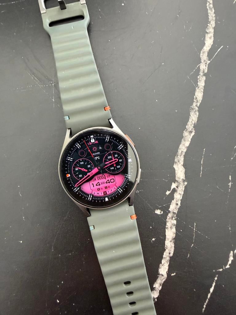 Samsung Watch 7 40mm, Gebruikt, Hartslag, Ophalen of Verzenden, Grijs