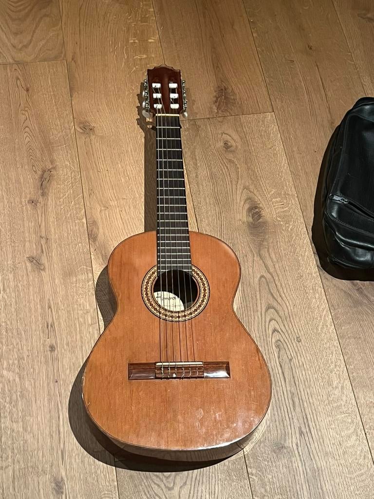 3/4 Spaanse gitaar Rio met gitaarhoes, Ophalen, Gebruikt, Klassieke of Spaanse gitaar