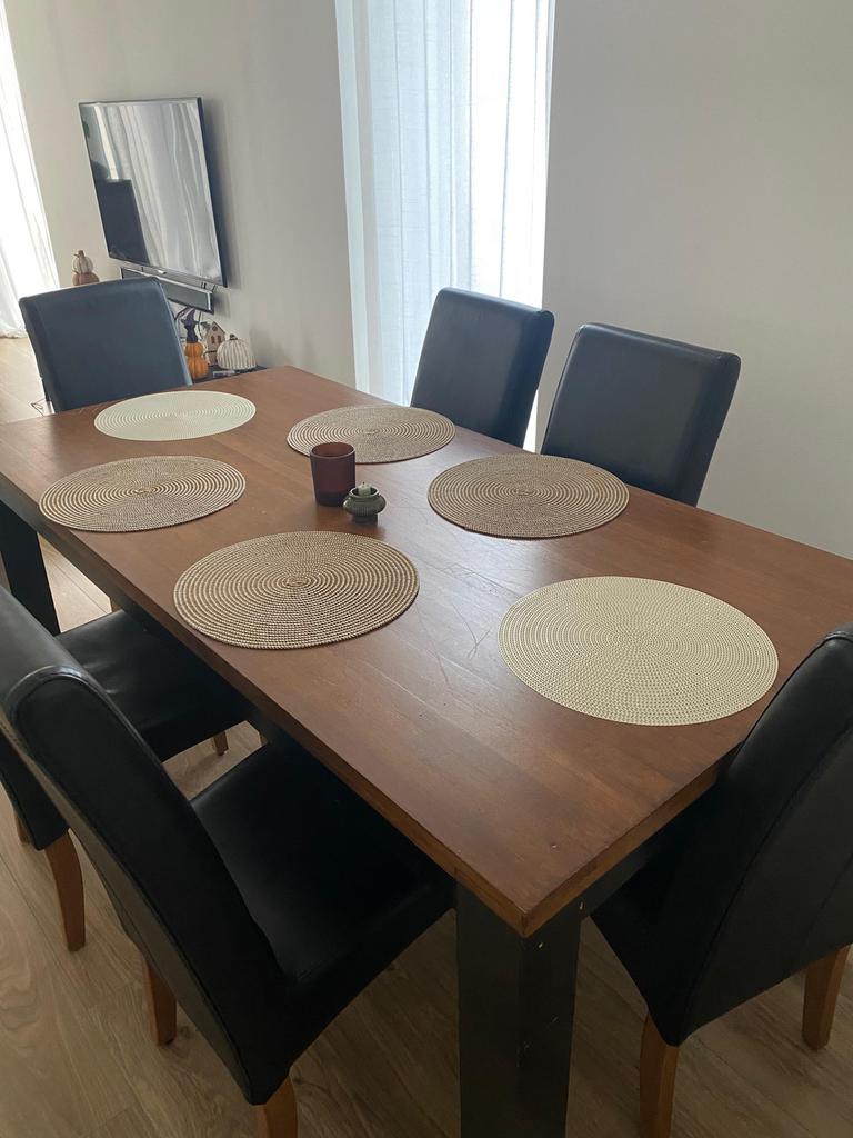 Tafel, Gebruikt, 150 tot 200 cm, Rechthoekig, 50 tot 100 cm