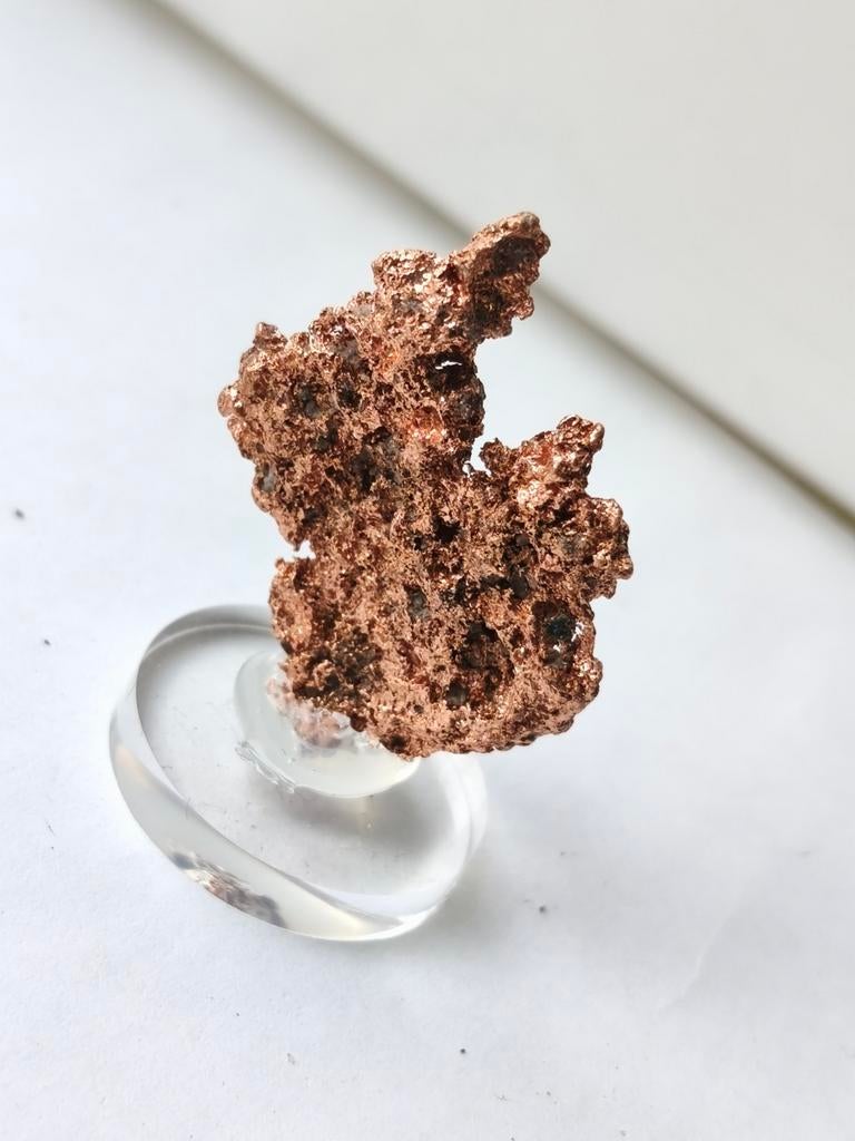 Puur natuurlijk koper kristalletje Michigan, USA, Ophalen of Verzenden, Mineraal