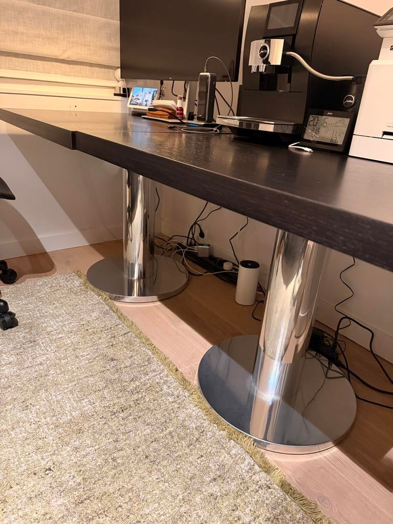 2 Edra Italiaanse design tafels, Huis en Inrichting, Tafels | Eettafels, Ophalen, Gebruikt, 50 tot 100 cm, Design