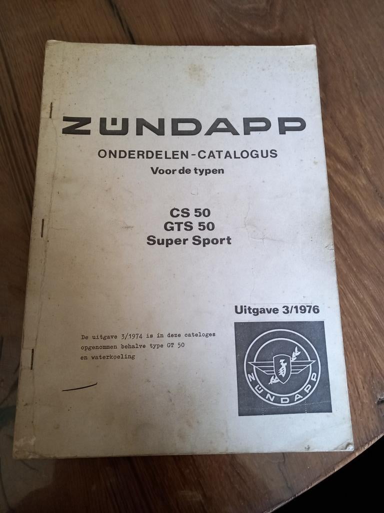 Zundapp 517 onderdelenboek, Ophalen of Verzenden