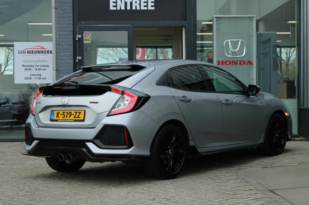 HONDA Civic 1.5 i-VTEC 182pk 5D Sport | Black Edition | Clim, Auto's, Honda, 12 maanden, 4 cilinders, Handgeschakeld, 182 pk