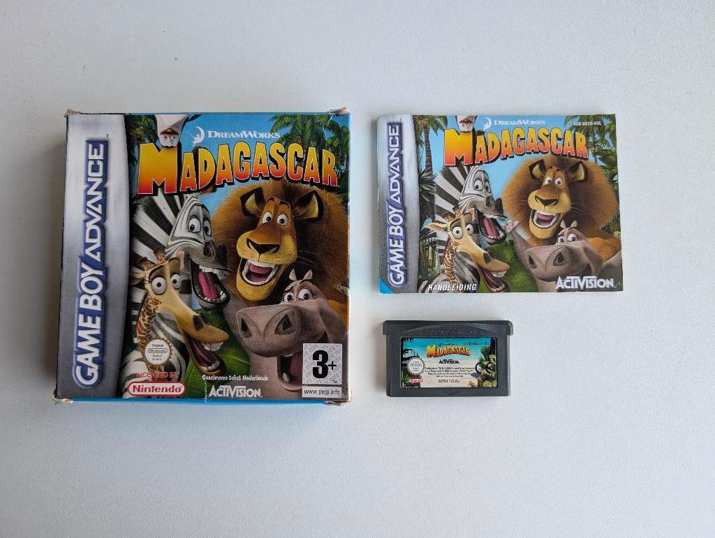 Madagascar GBA, Avontuur en Actie, 1 speler, Ophalen of Verzenden, Zo goed als nieuw