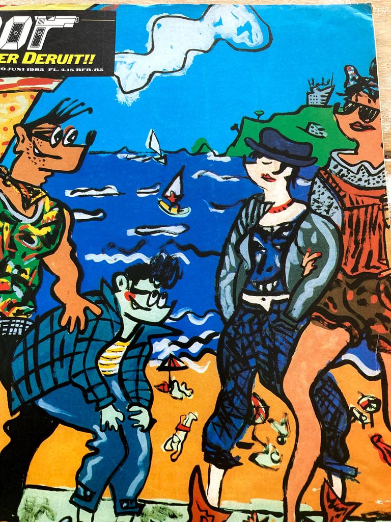 OOR Magazine 1985 BRUCE SPRINGSTEEN Ramones REGGAE, Ophalen of Verzenden, Muziek, Film of Tv