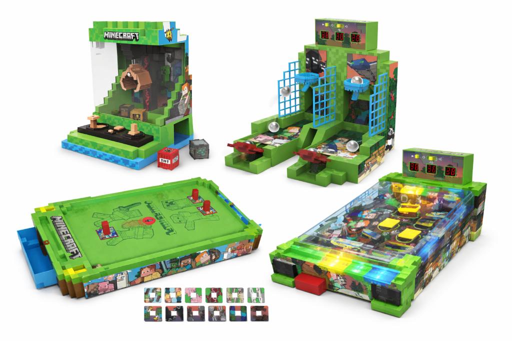 Partij Minecraft Arcade Speelgoed 4x soorten - Nieuw, Ophalen of Verzenden, Speelgoed en Cadeaus